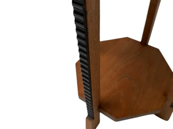 Art Deco Amsterdamse School Octagonal Pedestal Table, 1920s